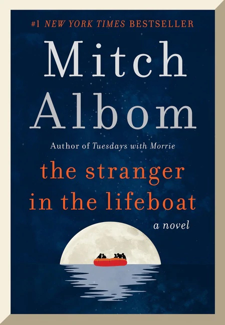 Book cover of The Stranger in the Lifeboat by Mitch Albom