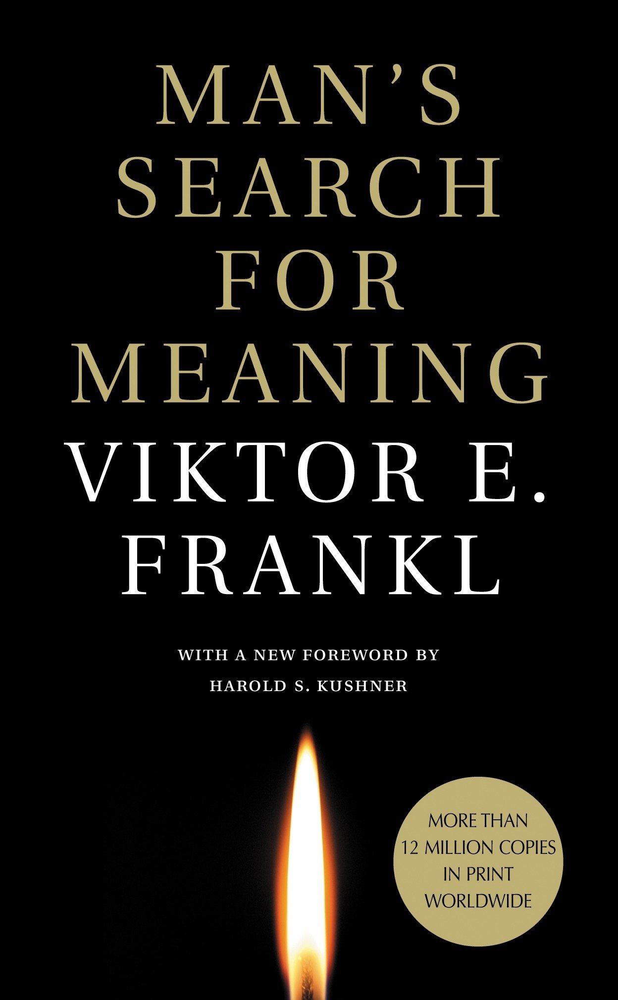 Book cover of Man's Search For Meaning by Viktor E. Frankl for book review