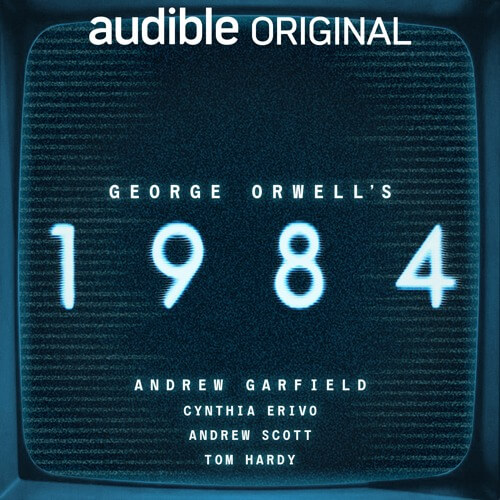 Book cover of 1984 by George Orwell for book