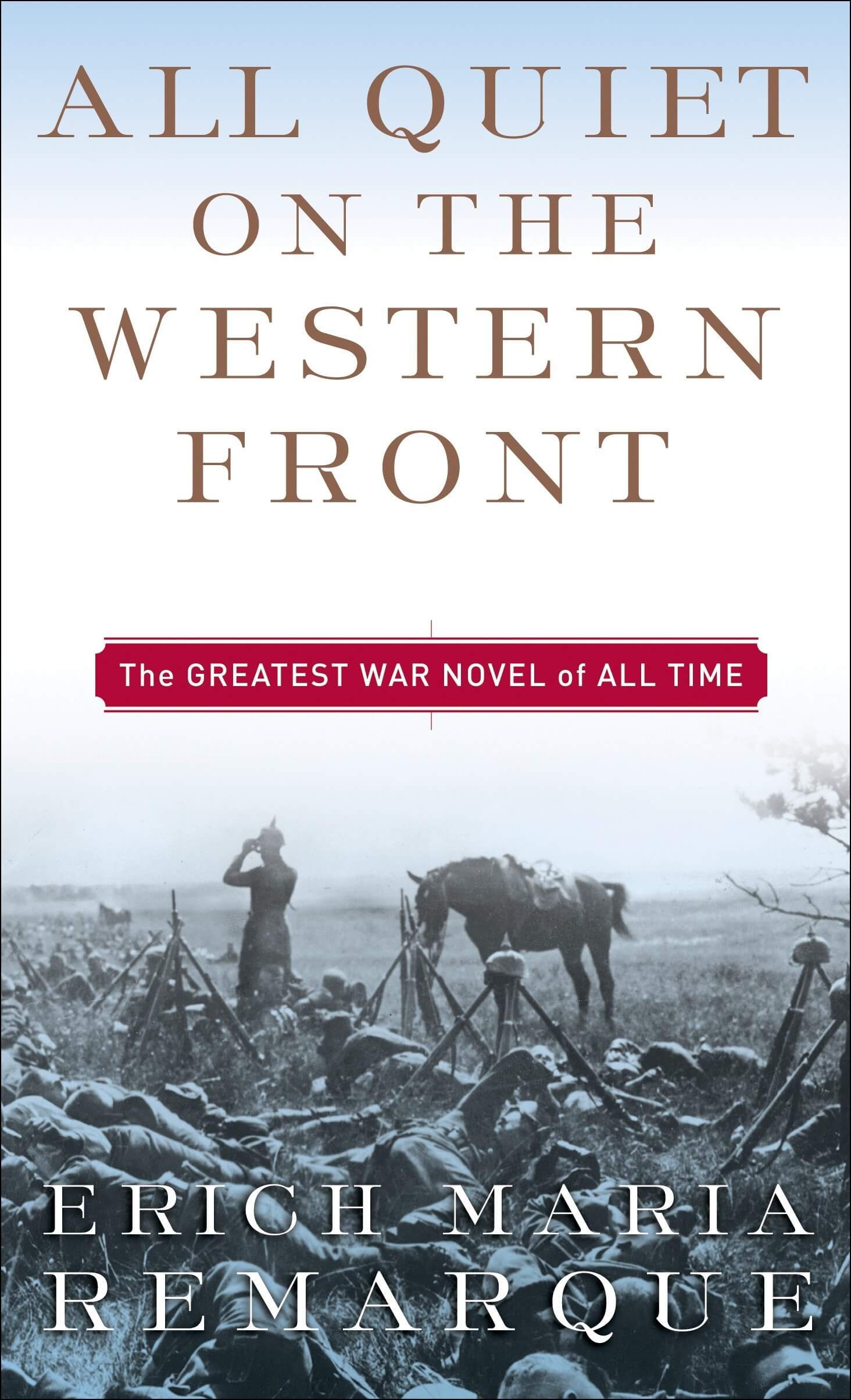 Book cover of All Quiet on the Western Front by Erich Maria Remarque for book review